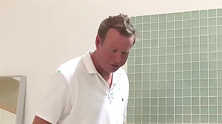 Adrianna Nicole double penetration in bathroom